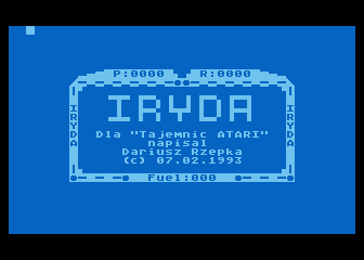 Iryda atari screenshot