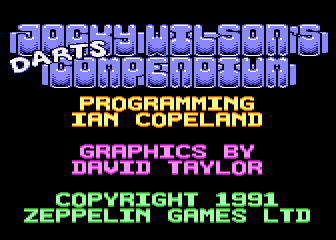 Jocky Wilson's Compendium of Darts atari screenshot