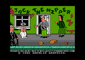 Jack the Nipper atari screenshot