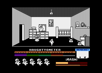 Jack the Nipper atari screenshot