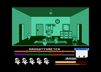 Jack the Nipper atari screenshot