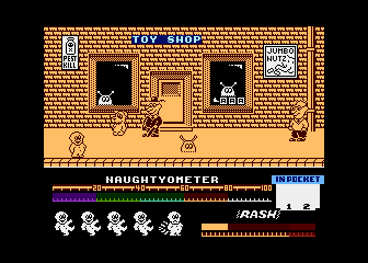 Jack the Nipper atari screenshot