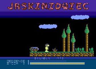 Jaskiniowiec atari screenshot