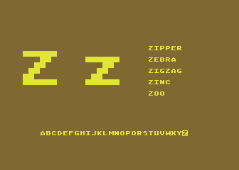 Jason's First Alphabet atari screenshot