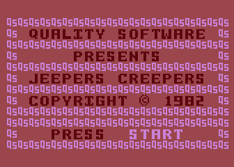 Jeepers Creepers atari screenshot