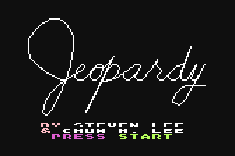 Jeopardy atari screenshot