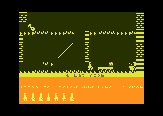 Jet Set Willy 2007 atari screenshot