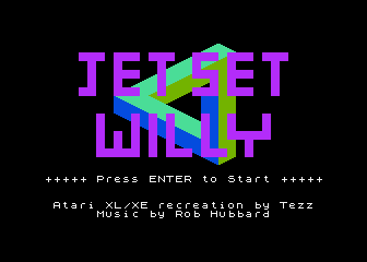 Jet Set Willy 2019 atari screenshot