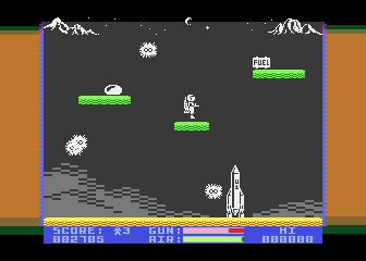 Jetboy atari screenshot