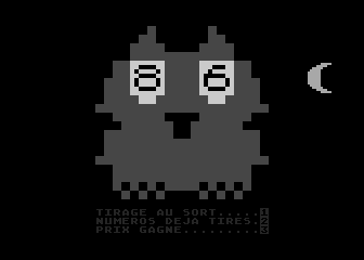 Jeu de Loto atari screenshot