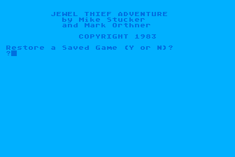 Jewel Thief atari screenshot