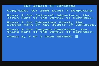 Jewels of Darkness — screenshot 1
