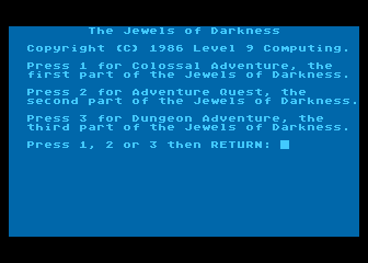 Jewels of Darkness — screenshot 1