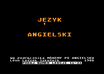 Jezyk Angielski atari screenshot