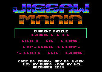 Jigsaw Mania atari screenshot
