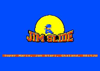 Jim Slide atari screenshot