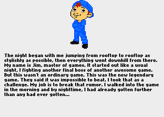 Jim Slide XL atari screenshot