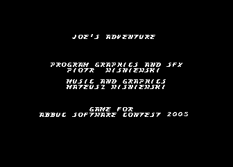 Joe's Adventure atari screenshot
