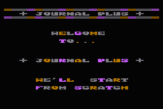 Journal Plus atari screenshot