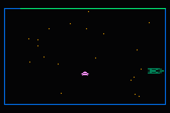 Journey to the Golden Mothership atari screenshot