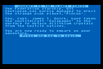 Journey to the Planet Pincus atari screenshot