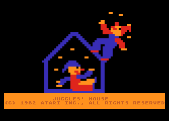 Juggles' House atari screenshot