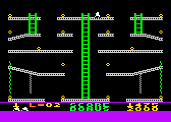 Jumpman Junior atari screenshot