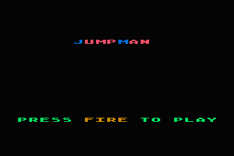 Jumpman atari screenshot