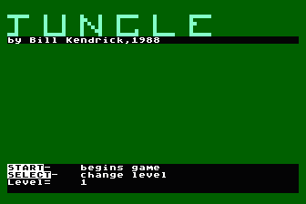 Jungle atari screenshot
