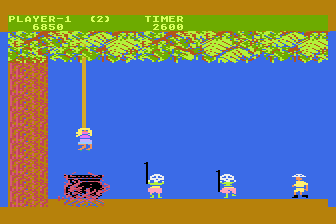 Jungle Hunt atari screenshot