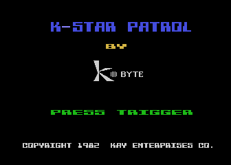 K-Star Patrol atari screenshot