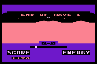 Kamikaze Saucers atari screenshot