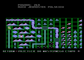 Kampania Wrzesniowa atari screenshot