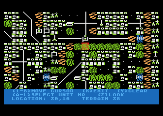 Kampfgruppe Scenario Disk I atari screenshot