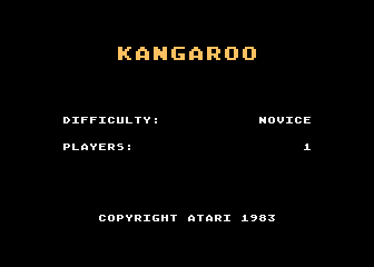 Kangaroo atari screenshot