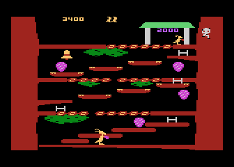 Kangaroo atari screenshot