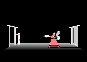 Karateka atari screenshot