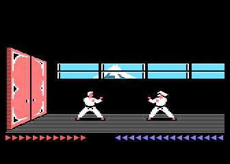 Karateka atari screenshot