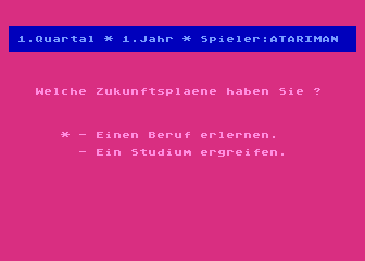 Karriere atari screenshot
