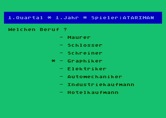 Karriere atari screenshot