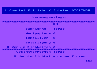 Karriere atari screenshot