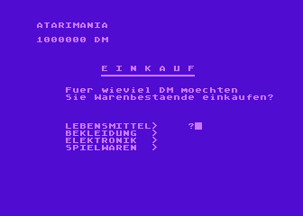 Kaufhausmanager atari screenshot