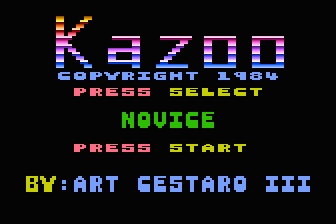 Kazoo atari screenshot