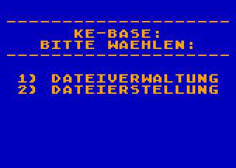 KE-Base atari screenshot