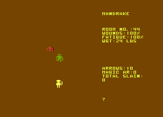 Dunjonquest - The Keys of Acheron atari screenshot