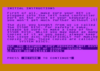 KeyWord atari screenshot