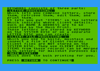 KeyWord atari screenshot