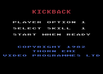 Kickback atari screenshot