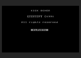 Kickboxer atari screenshot