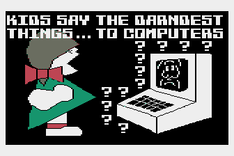 Kids Say the Darndest Things... to Computers atari screenshot